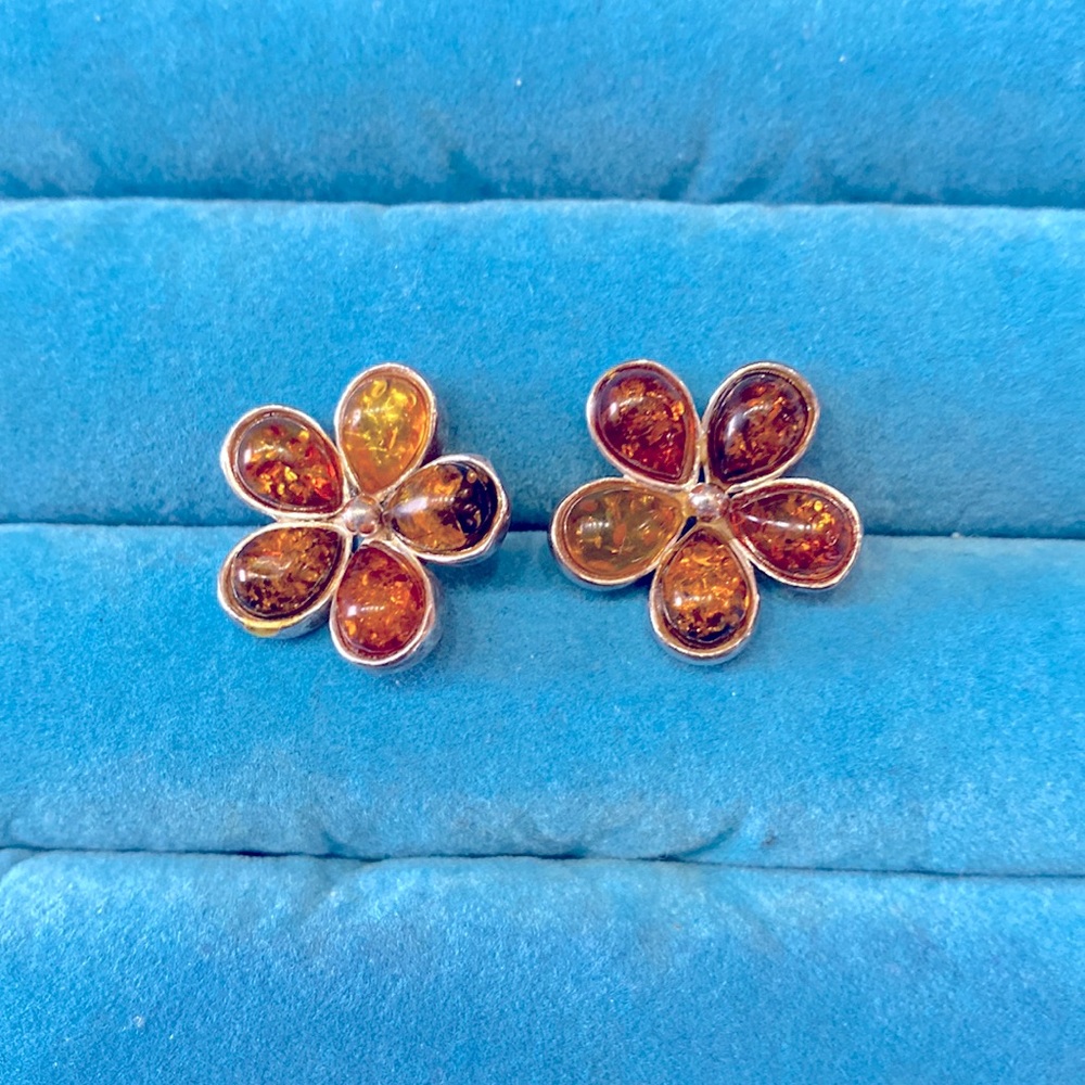 Amber Earrings